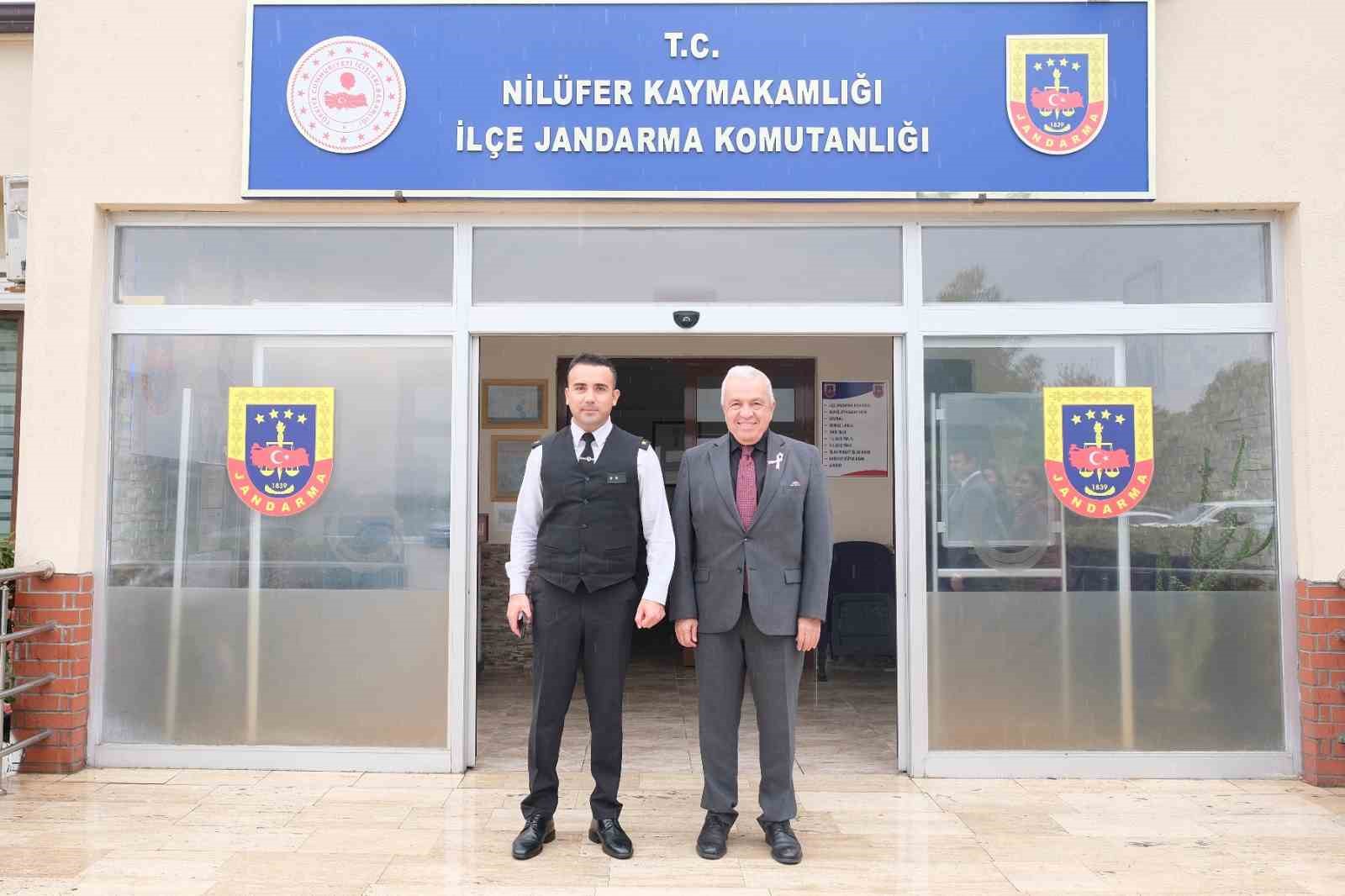 Başkan Şadi Özdemir’den Üsteğmen Önderışık’a hayırlı olsun ziyareti