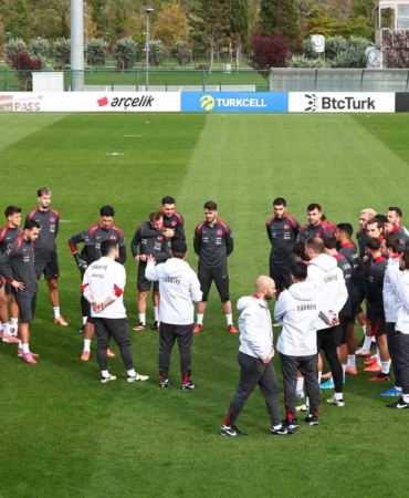 A Milli Takım, Bulgaristan maçı hazırlıklarını sürdürdü