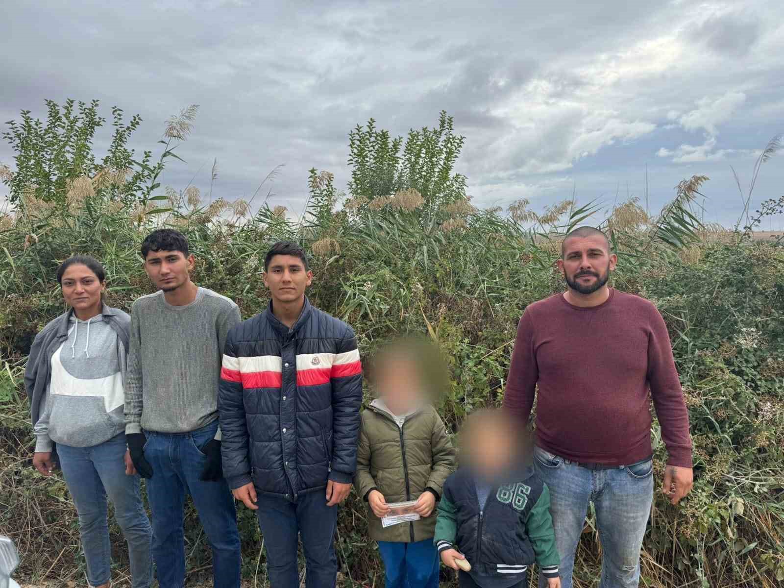 Edirne’de 6 kaçak göçmen yakalandı