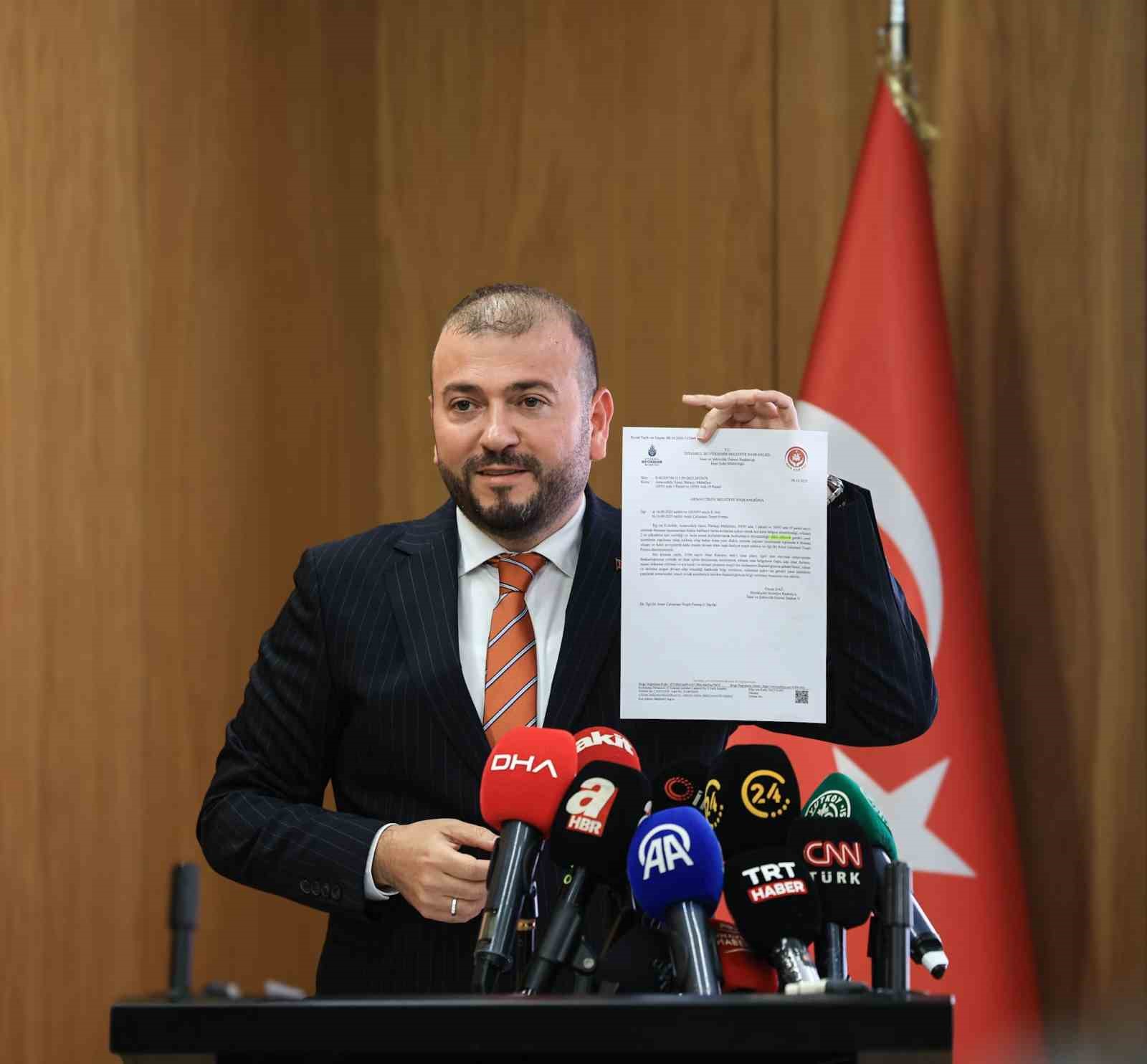 Arnavutköy Belediye Başkanı Candaroğlu’ndan Özgür Özel’in iddialarına yanıt