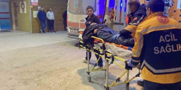 Otobüsün çarptığı adam ağır yaralandı