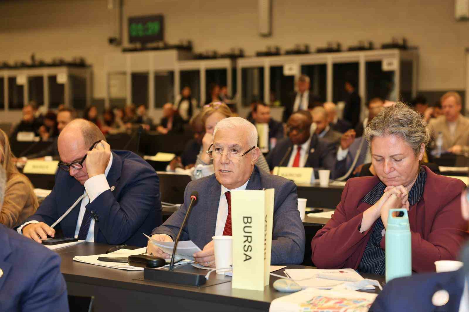 Başkan Bozbey’den Cenevre’de ‘Sürdürülebilir su yönetimi’ açıklaması