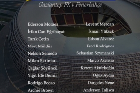 Fenerbahçe’nin Gaziantep FK maçı kamp kadrosu belli oldu