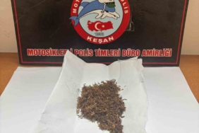 Keşan’da polisin durdurduğu 2 şüpheliden uyuşturucu ele geçirildi