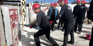 Tekirdağ’da AFAD ekiplerinden kentsel arama kurtarma eğitimi