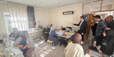 Kaymakam Evlice’den Halk Eğitimi Merkezi’ne ziyaret