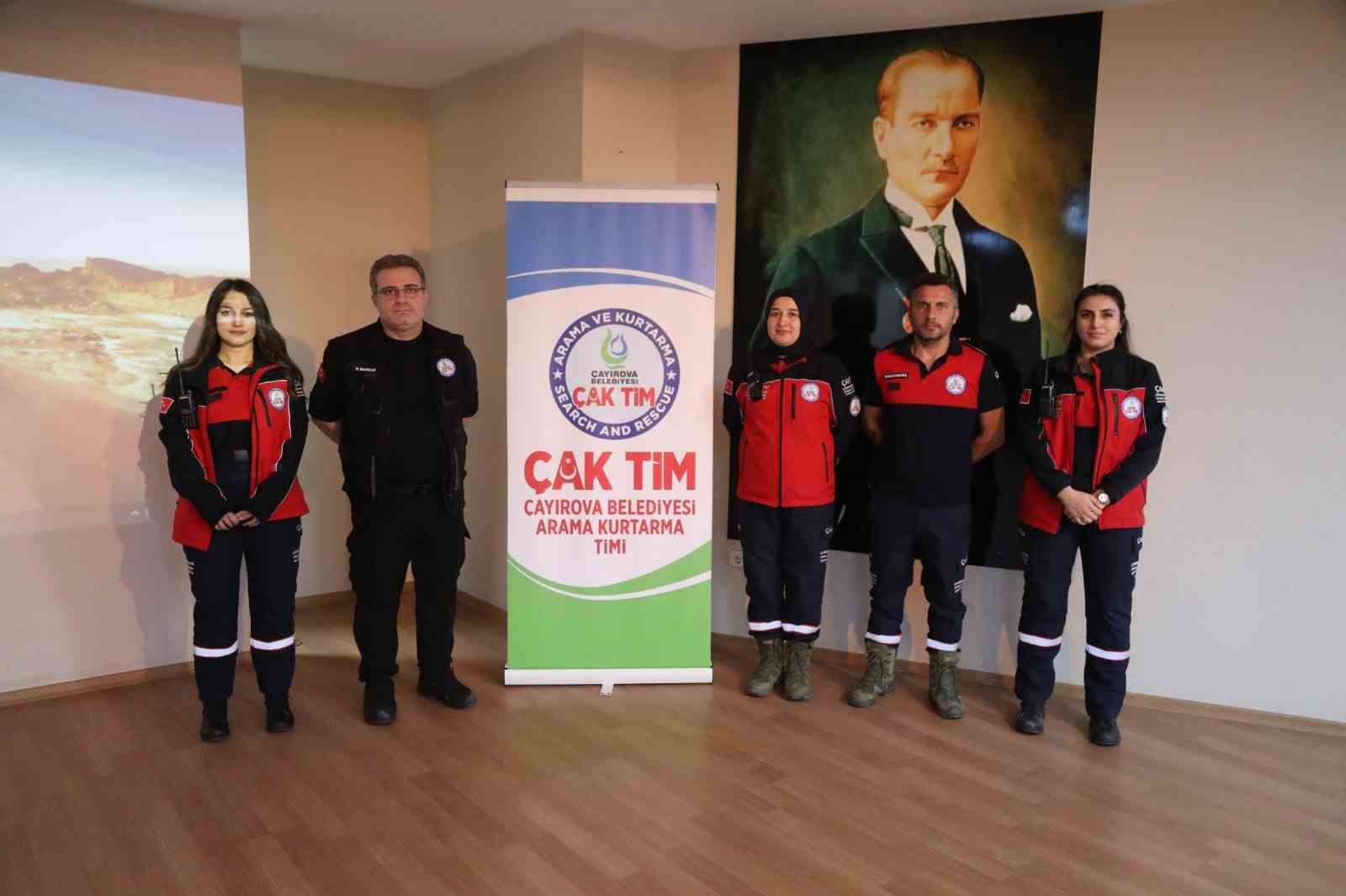 ÇAK-TİM’den kaymakamlık personeline deprem eğitimi
