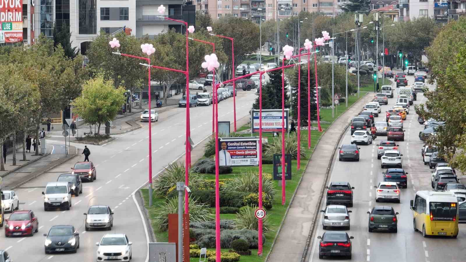 Erken teşhis için sokak lambaları pembe yanıyor