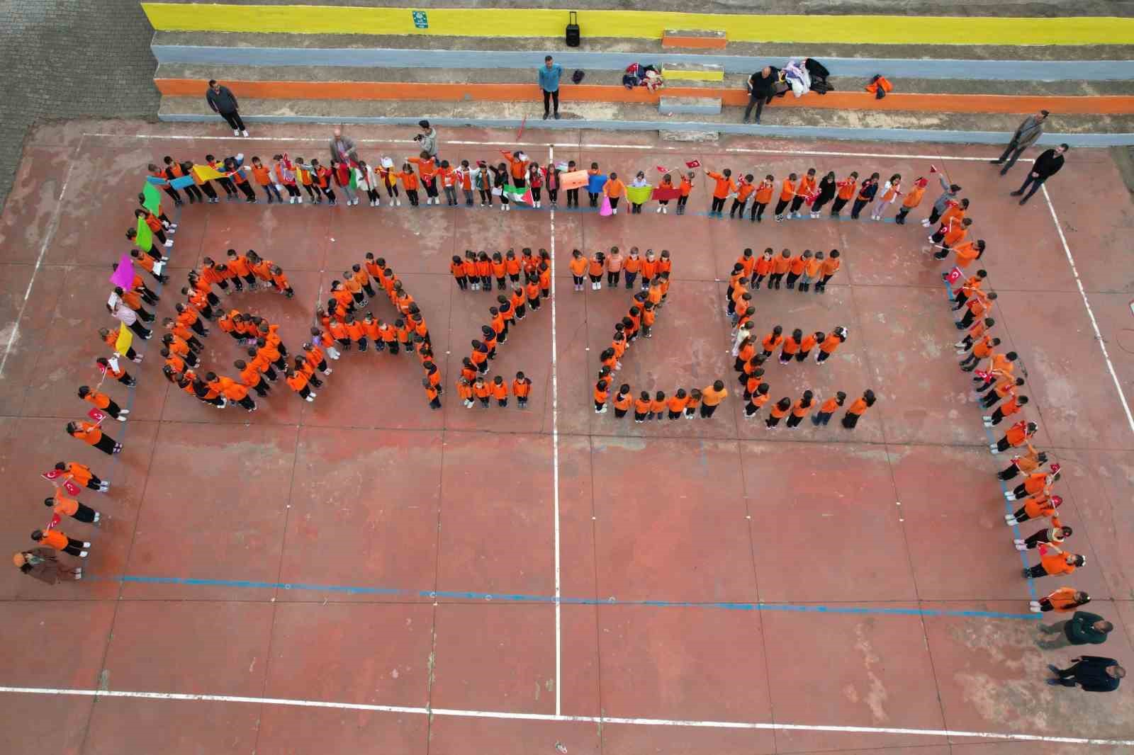 Sındırgı’da miniklerden Gazze’ye anlamlı destek