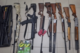 Projektörle tavşan avına jandarmadan operasyon