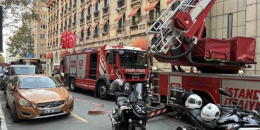 Şişli’de ısı yalıtımı sırasında çıkan yangın paniğe neden oldu