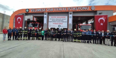 OSB’de itfaiye hizmet binası Bakan Kacır’ın katılımıyla açıldı