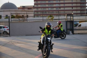 "Direksiyon sende" motorsiklet eğitimleri başladı
