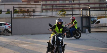 "Direksiyon sende" motorsiklet eğitimleri başladı