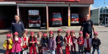 Öğrenciler itfaiyecilik mesleğini yakından tanıdı
