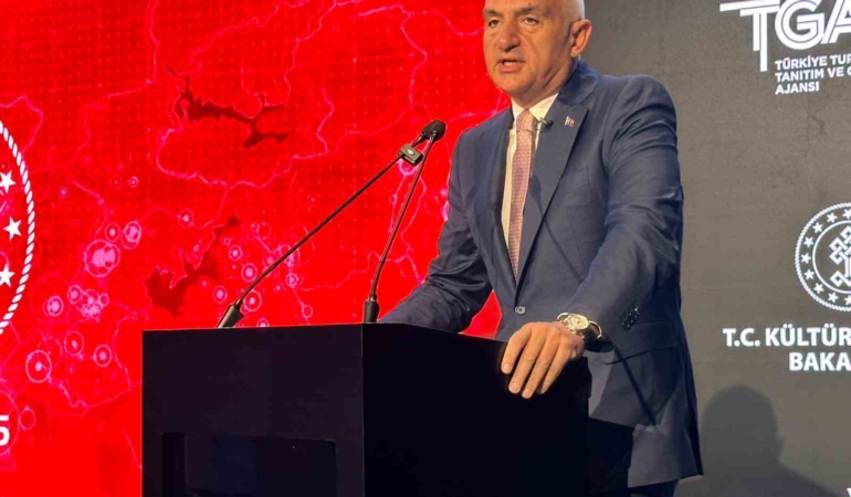 Kültür ve Turizm Bakanı Mehmet Nuri Ersoy üçüncü çeyrek turizm verilerini açıkladı