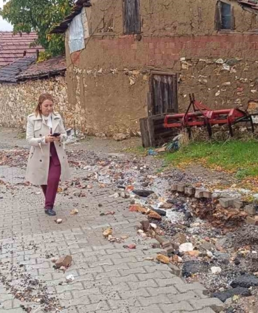 Bilecik’te sağanak yağış sonrası temizlik