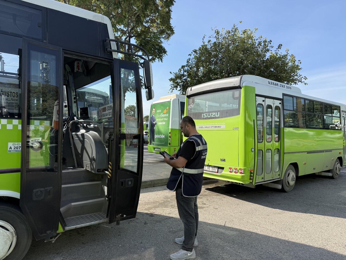 Toplu taşımada 120 araca sıkı denetim