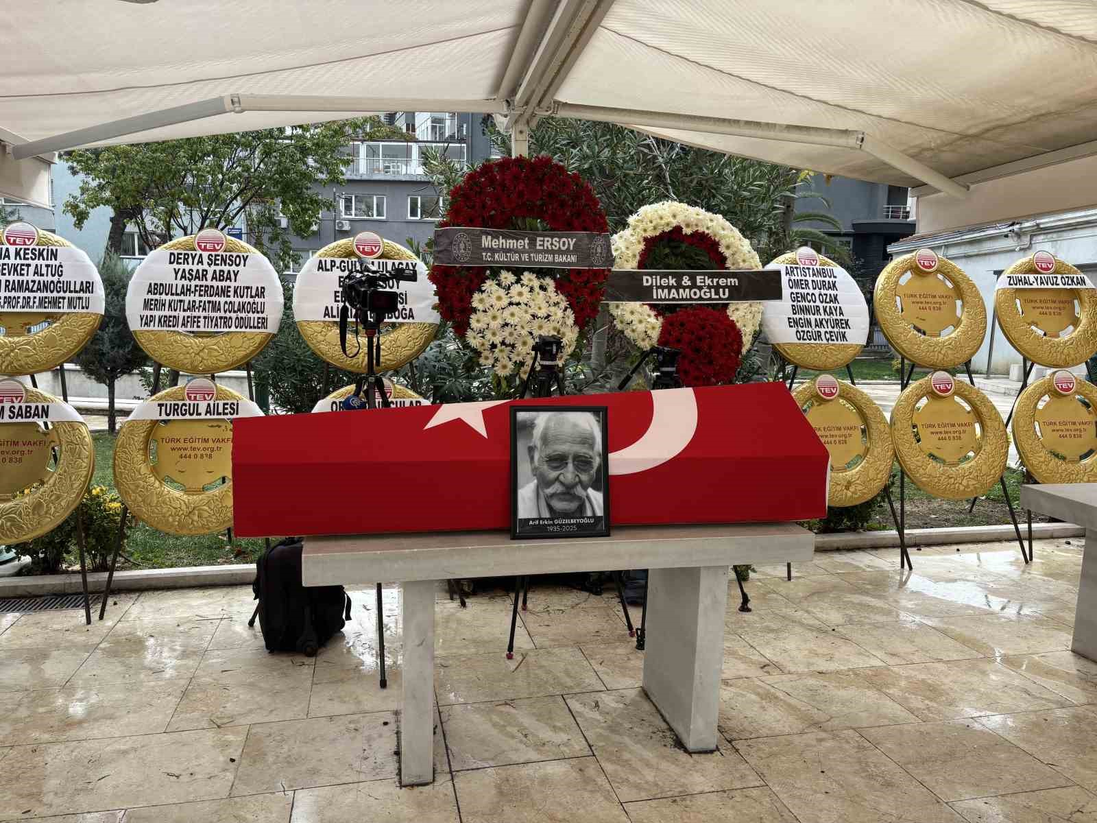 Arif Erkin Güzelbeyoğlu son yolculuğuna uğurlandı