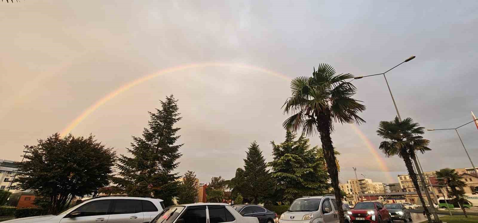 Balıkesir’de gökkuşağı