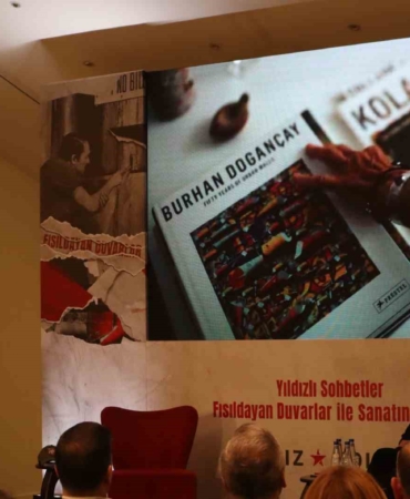 "Yıldızlı Sohbetler"de ressam Burhan Doğançay eserleriyle anıldı