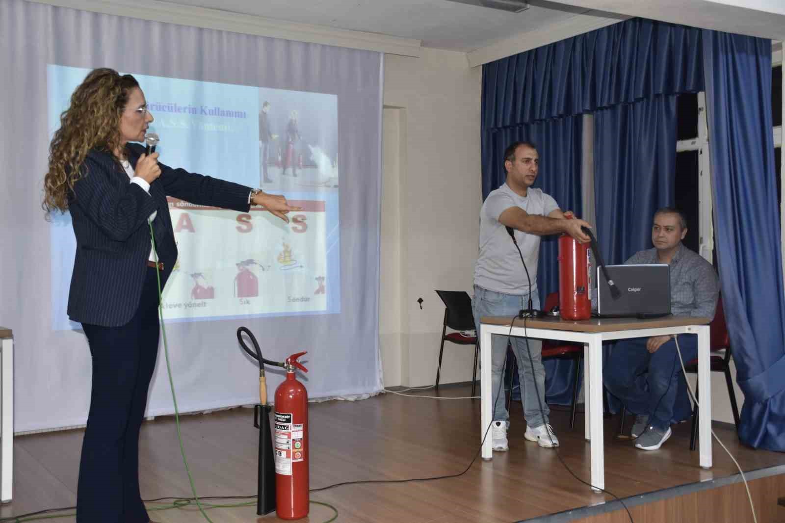 Karacabey Belediyesi’nden öğrencilere ’yangın eğitimi’