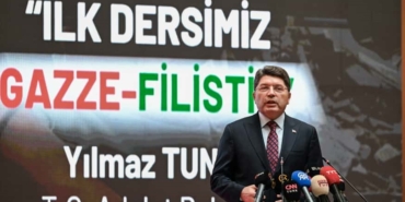 Adalet Bakanı Tunç: "Sorunun kalıcı çözümü özgür bir Filistin devletinin kurulmasından geçiyor"