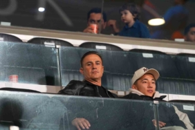 Cannavaro, Başakşehir-Kocaelispor maçının tribünden takip etti