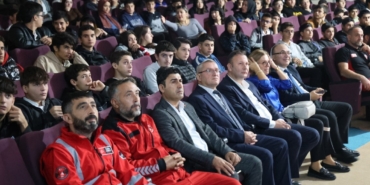 Öğrencilere afet bilinci eğitimi