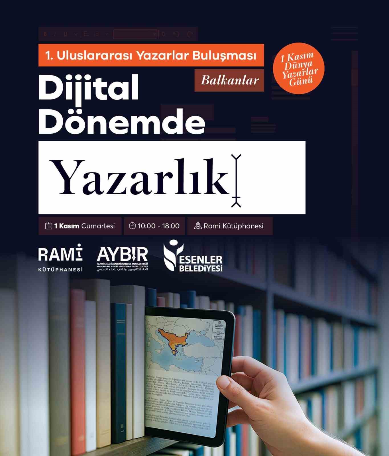 Dijital çağda yazarlığın geleceği tartışılacak