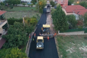 Başiskele’de üstyapı çalışmaları sürüyor