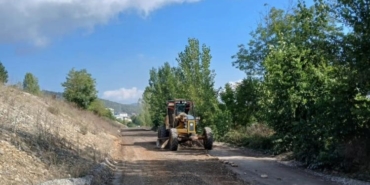 Bayırköy’de arazi yolları yenilendi