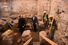 Toprak altından çıkan hazine "Gazimihal Hamamı"