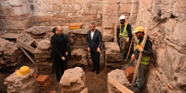 Toprak altından çıkan hazine "Gazimihal Hamamı"