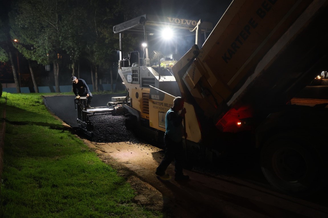 Kartepe’de kültür merkezi yanına yeni otopark yapıldı