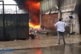 Geri dönüşüm atölyesi ateş topuna döndü