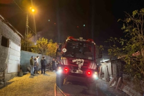 Çatalca’da samanlık yangını eve sıçradı, 4 hayvan telef oldu