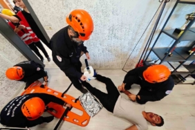 Bursa’da gerçeğini aratmayan tatbikat