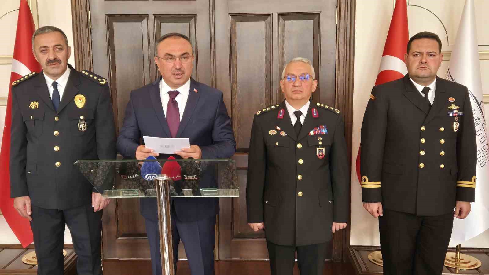 Tekirdağ Valisi Soytürk, Eylül ayı asayiş bilançosunu açıkladı