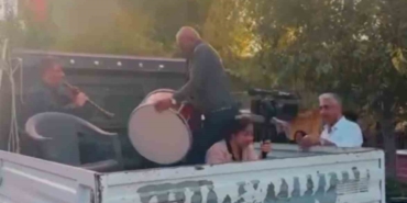 Düğün kameramanının zor anları kamerada: Her şey bir anda oldu