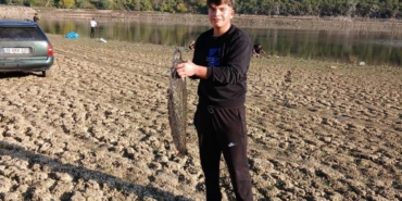 Kuruyan gölde yayın avı