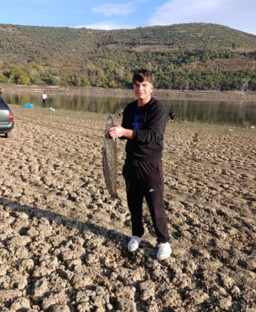 Kuruyan gölde yayın avı