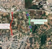 Su projesi için trafik düzenlemesi