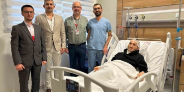 Kopmak üzere olan kulağı kurtarıldı