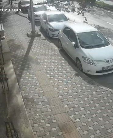 Bursa’da fırtına ağacı böyle devirdi