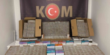Kocaeli’de 41 bin 880 adet dolu makaron ele geçirildi