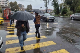 Tekirdağ’da sağanak yağış yüzleri güldürdü