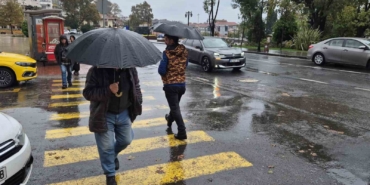 Tekirdağ’da sağanak yağış yüzleri güldürdü