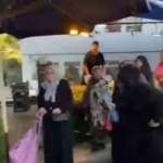 Peçeyle gizlendiler, pazarda hırsızlık yaparken yakalanınca böyle kaçtılar