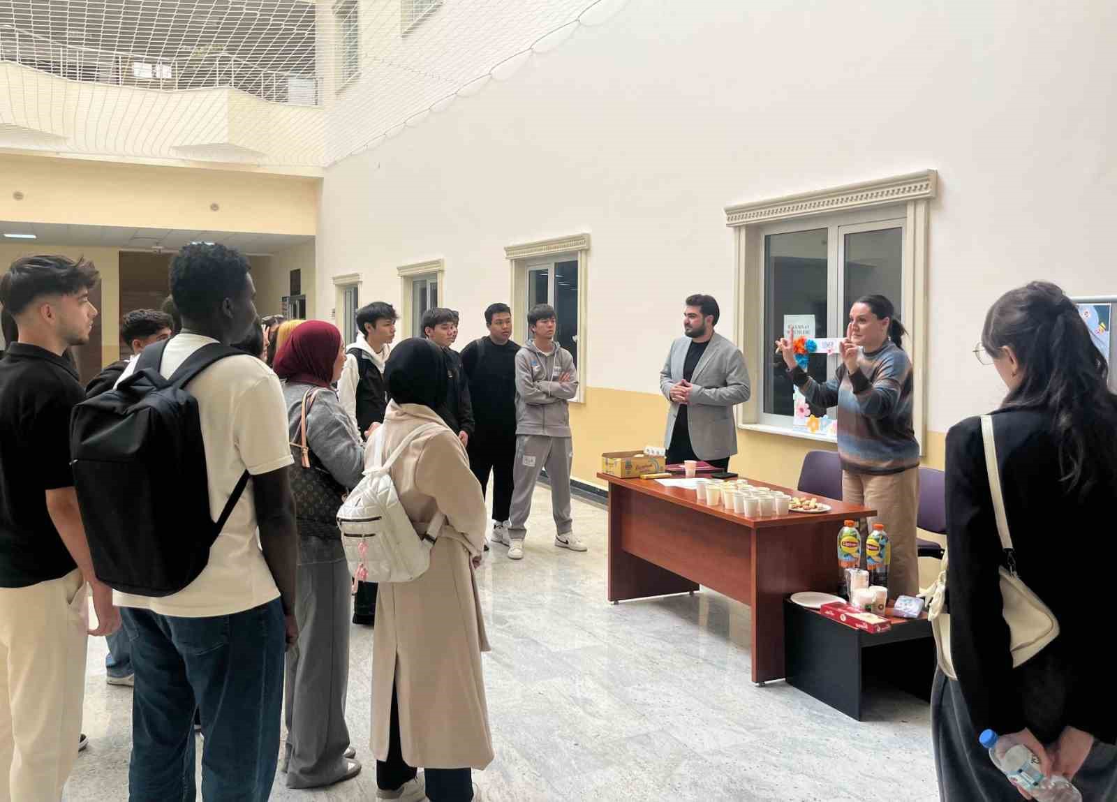 BŞEÜ’de uluslararası öğrenciler TÖMER oryantasyonunda buluştu